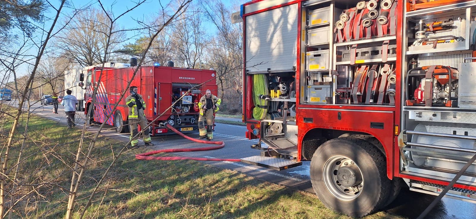 P1 Brand heide (uitbr.: normaal) N302 Flevoweg Ermelo 📷