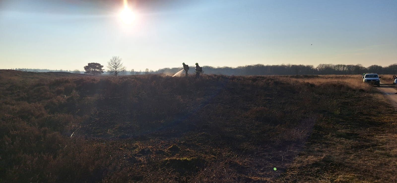 P1 Brand heide (uitbr.: normaal) N302 Flevoweg Ermelo 📷