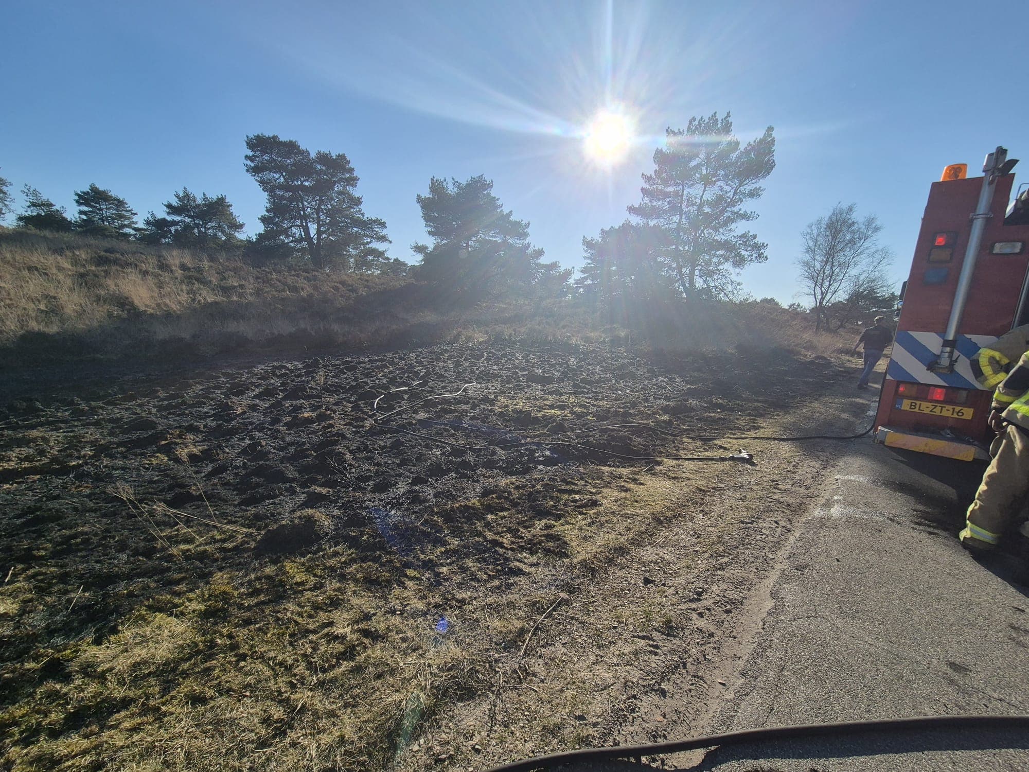 P1 brand heide (uitbr.:normaal) Pomphulweg Hoog Soeren