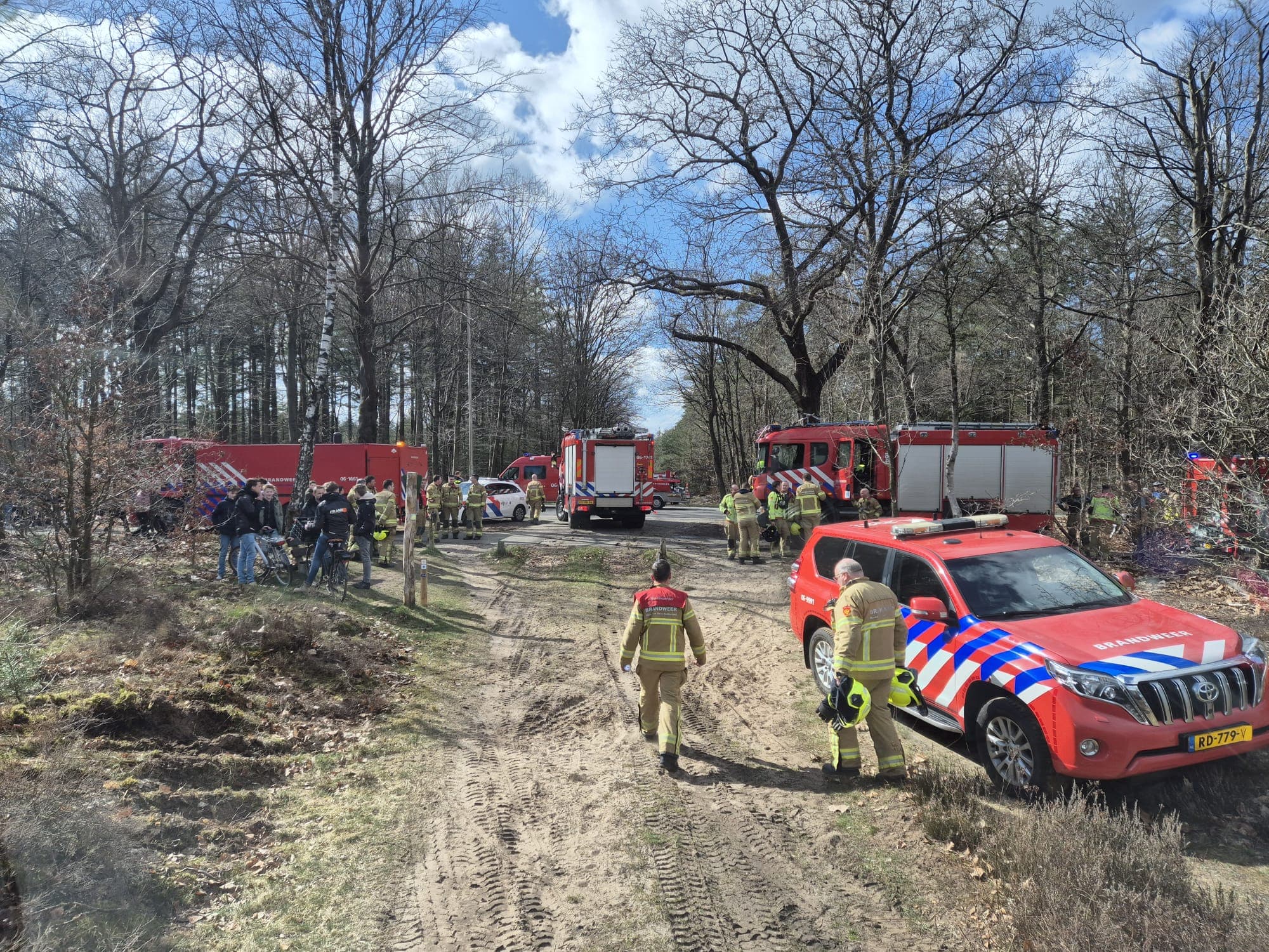 P1 brand heide (uitbr.:normaal) Bosrand Elspeet