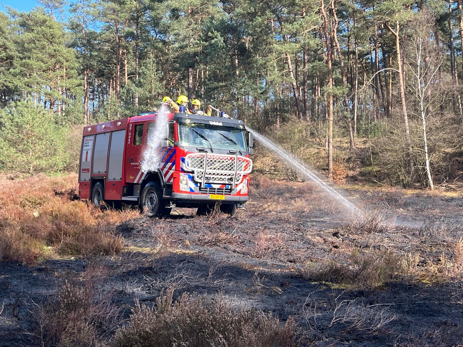 P1 brand heide (uitbr.: hoog) N310 Elspeterweg Nunspeet