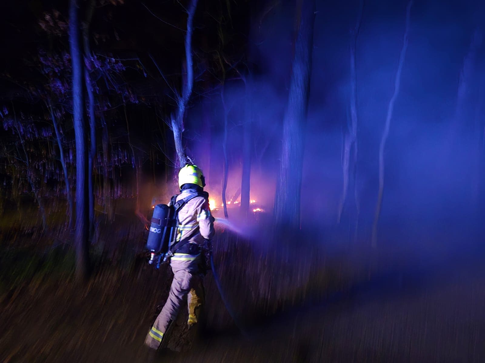 P1 Brand berm/bosschage Tonnenberg Ermelo