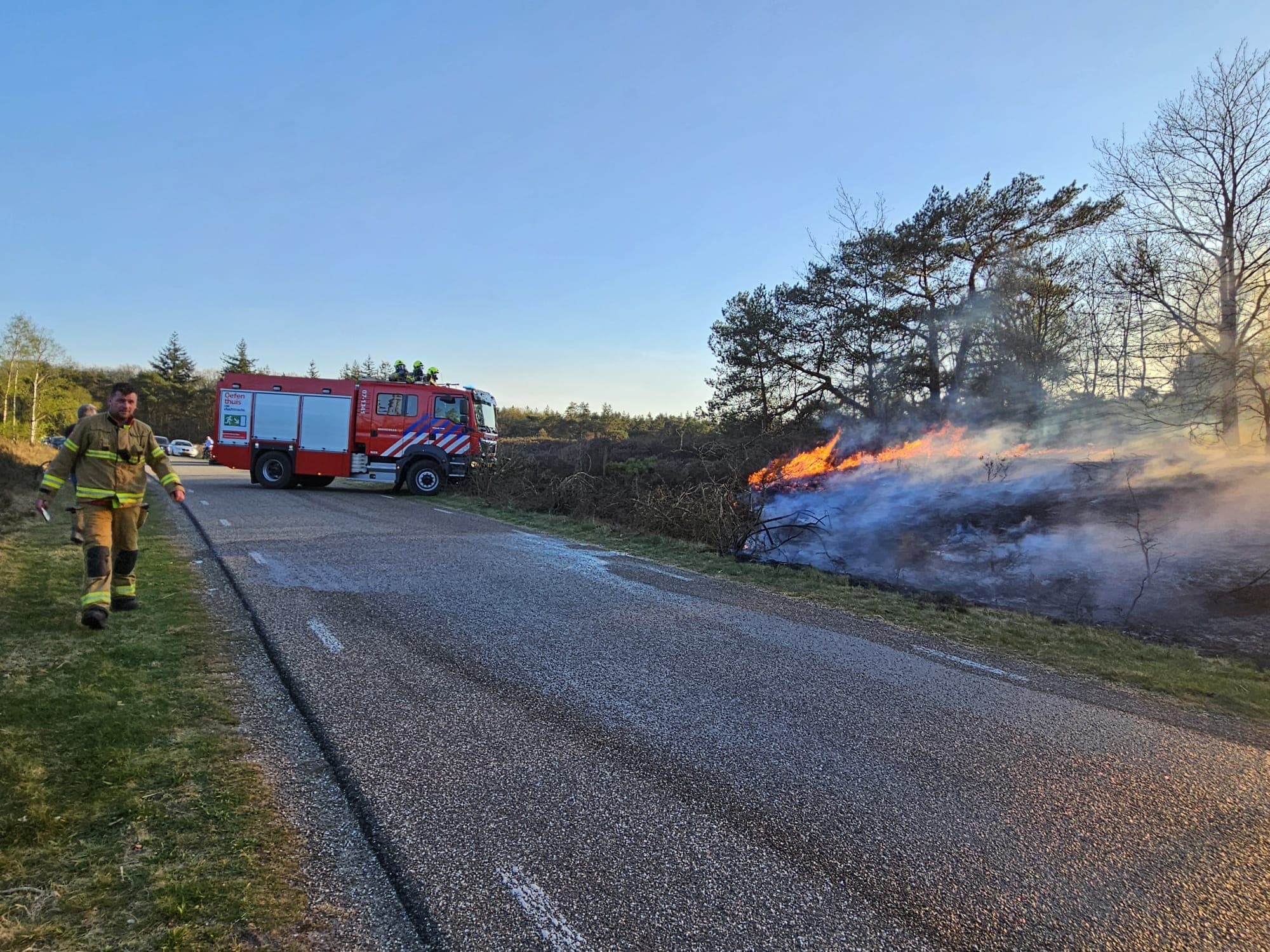 P1 Brand heide (uitbr.: hoog) Hooiweg Elspeet