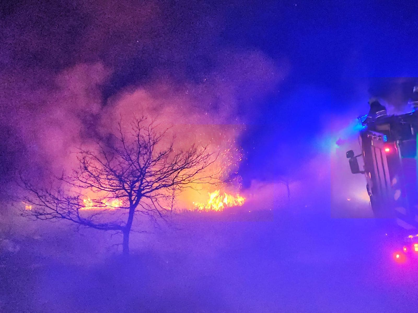 P1 Brand bos (uitbr.: hoog) Hooiweg Elspeet