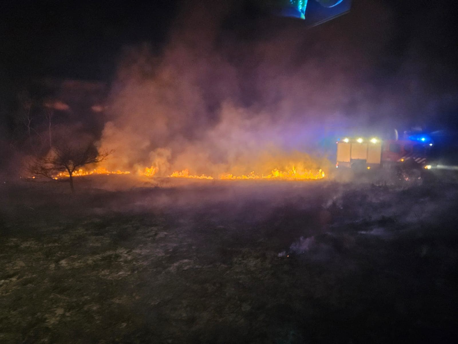 P1 Brand bos (uitbr.: hoog) Hooiweg Elspeet