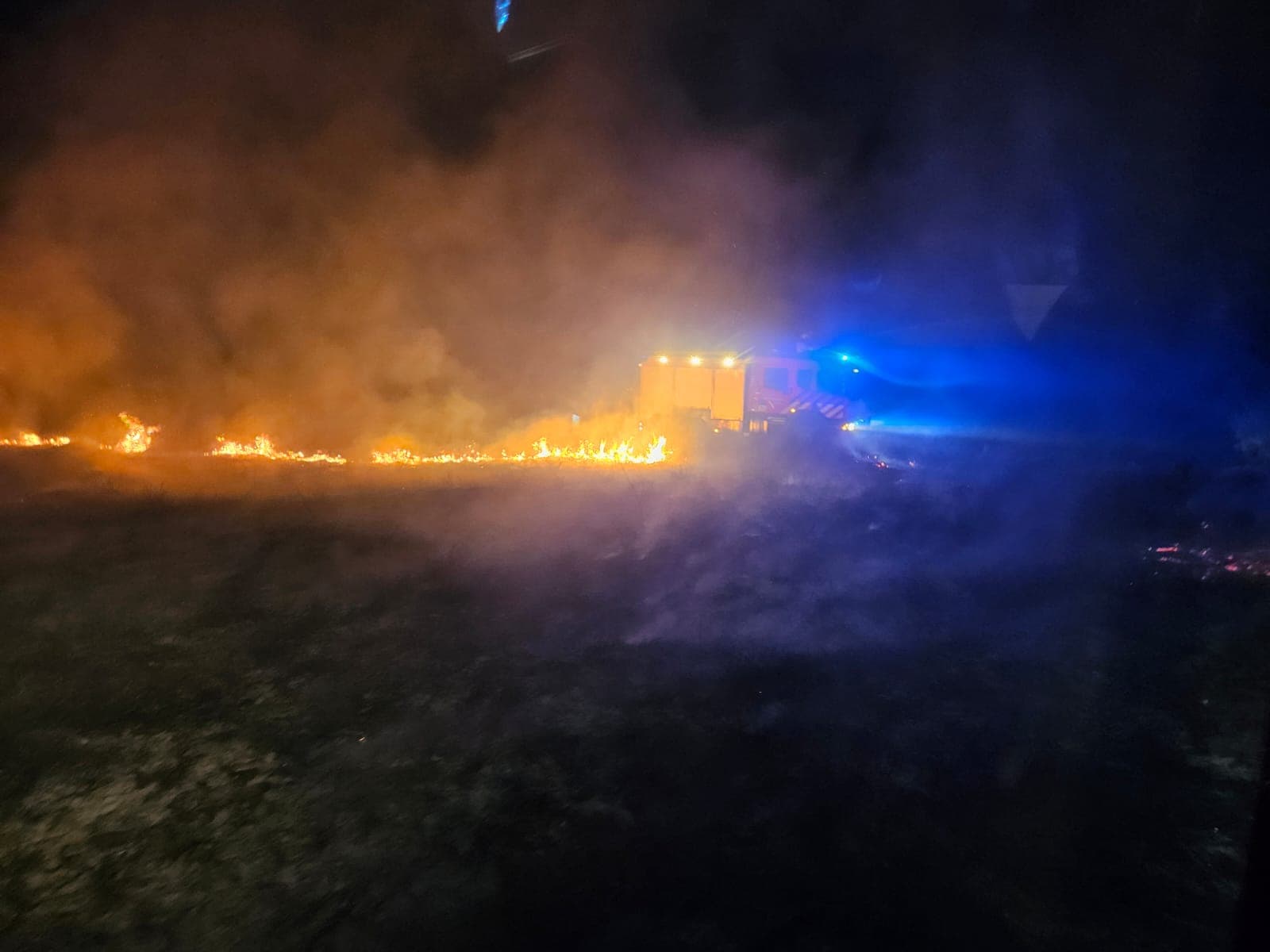 P1 Brand bos (uitbr.: hoog) Hooiweg Elspeet
