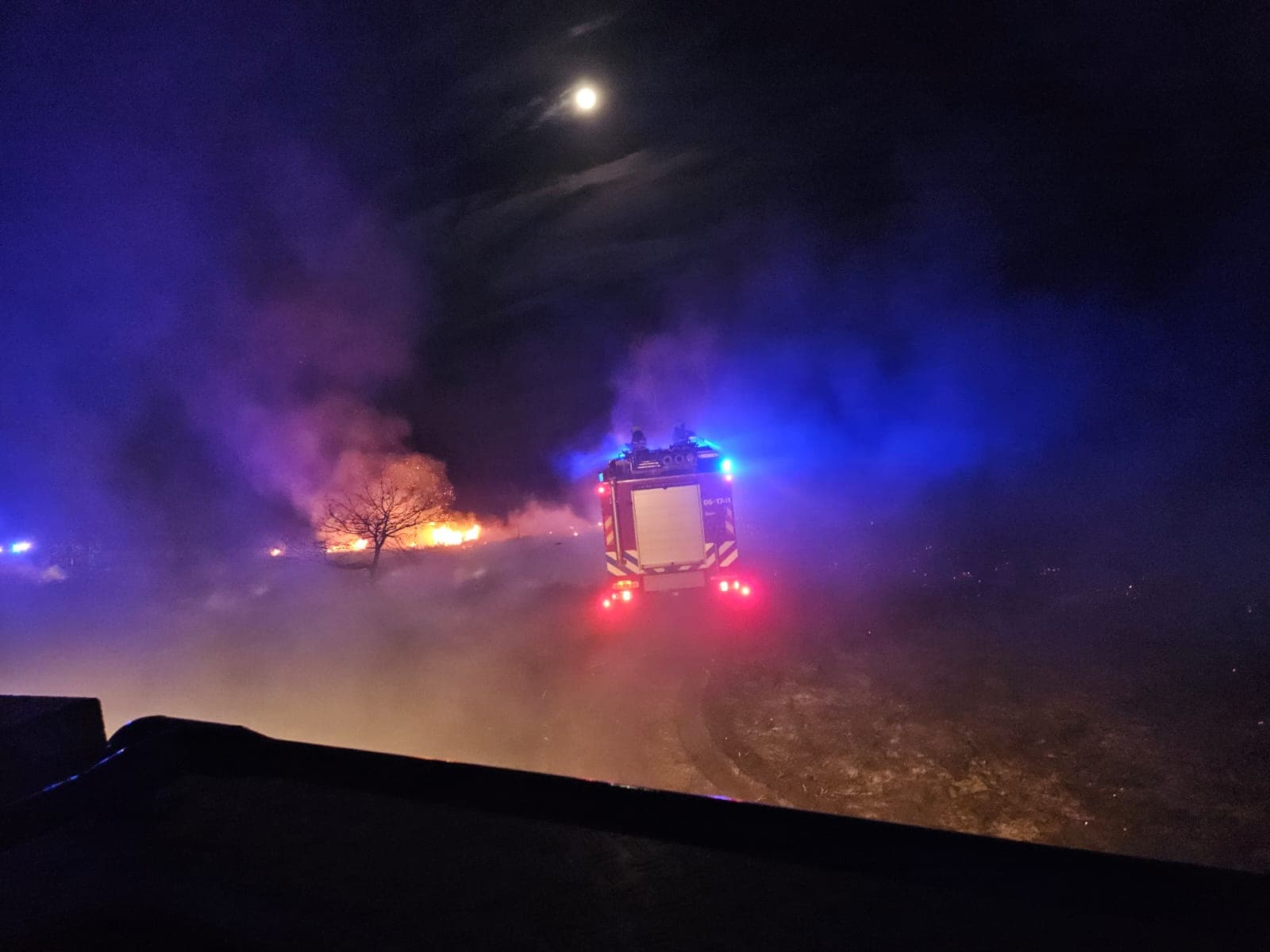 P1 Brand bos (uitbr.: hoog) Hooiweg Elspeet