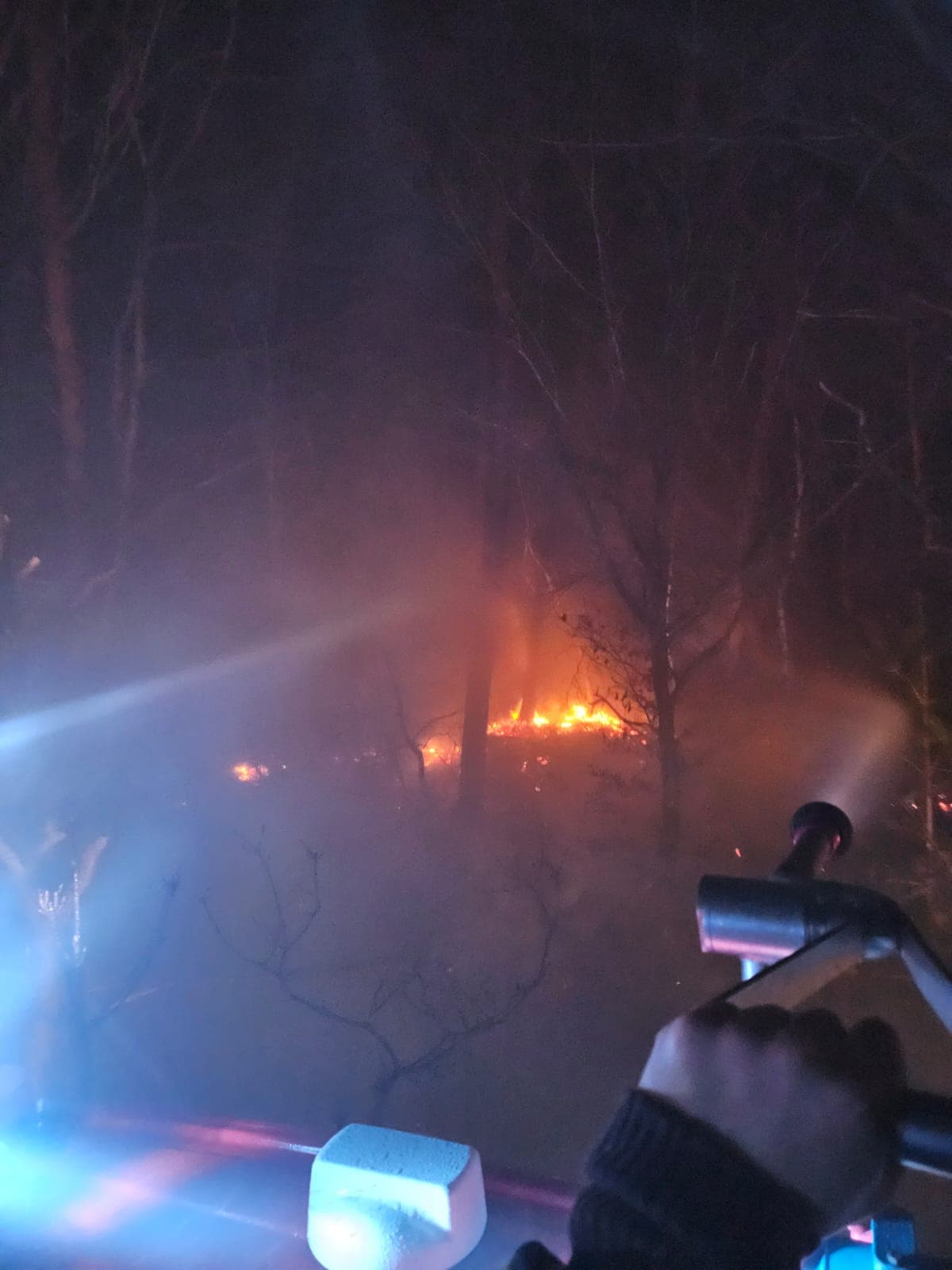 P1 Brand bos (uitbr.: hoog) Hooiweg Elspeet
