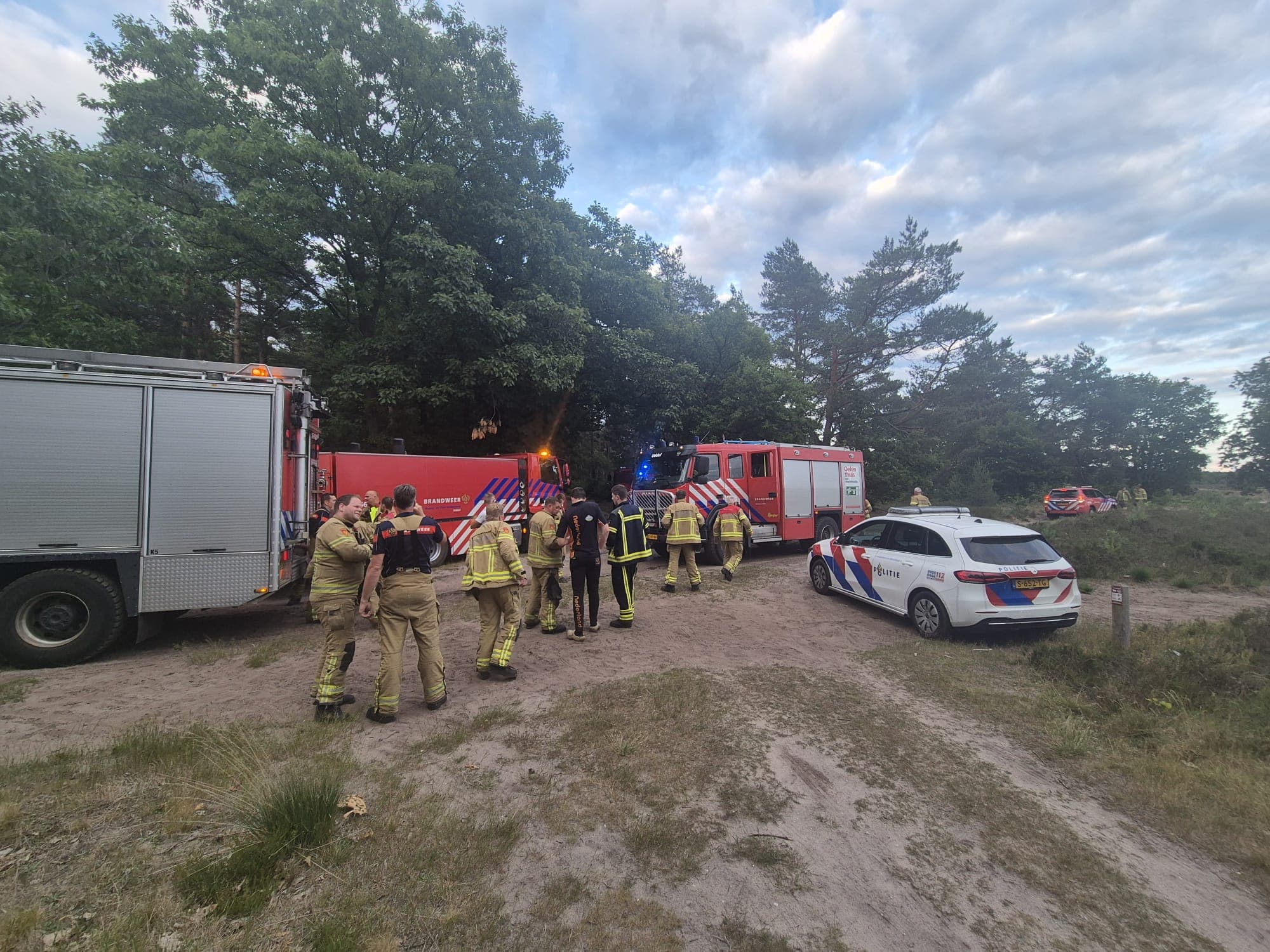P1 Brand bos (uitbr.: hoog) Elspeterbosweg Vierhouten