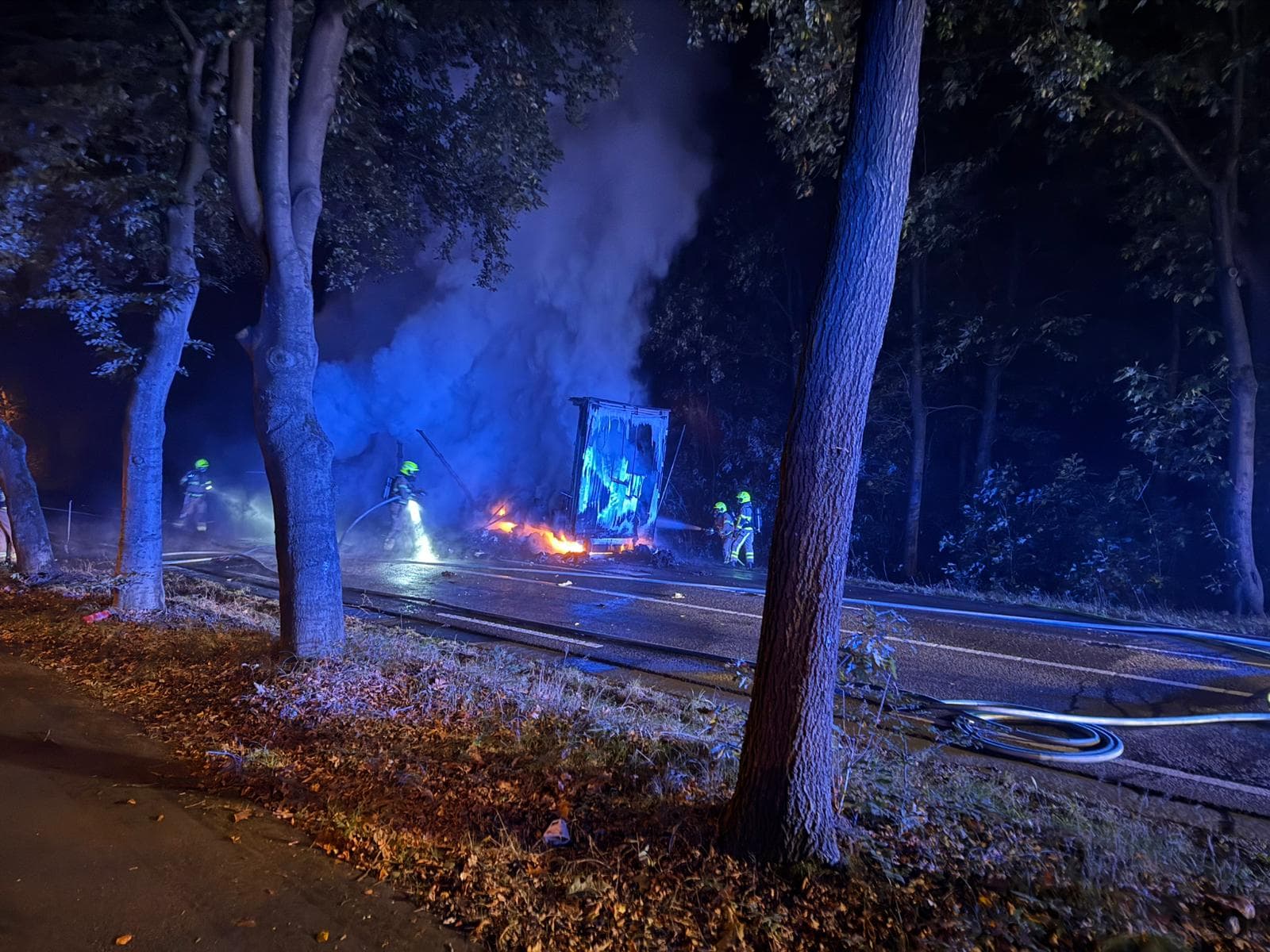 P1 Brand wegvervoer N302 Leuvenumseweg 111,1 Harderwijk