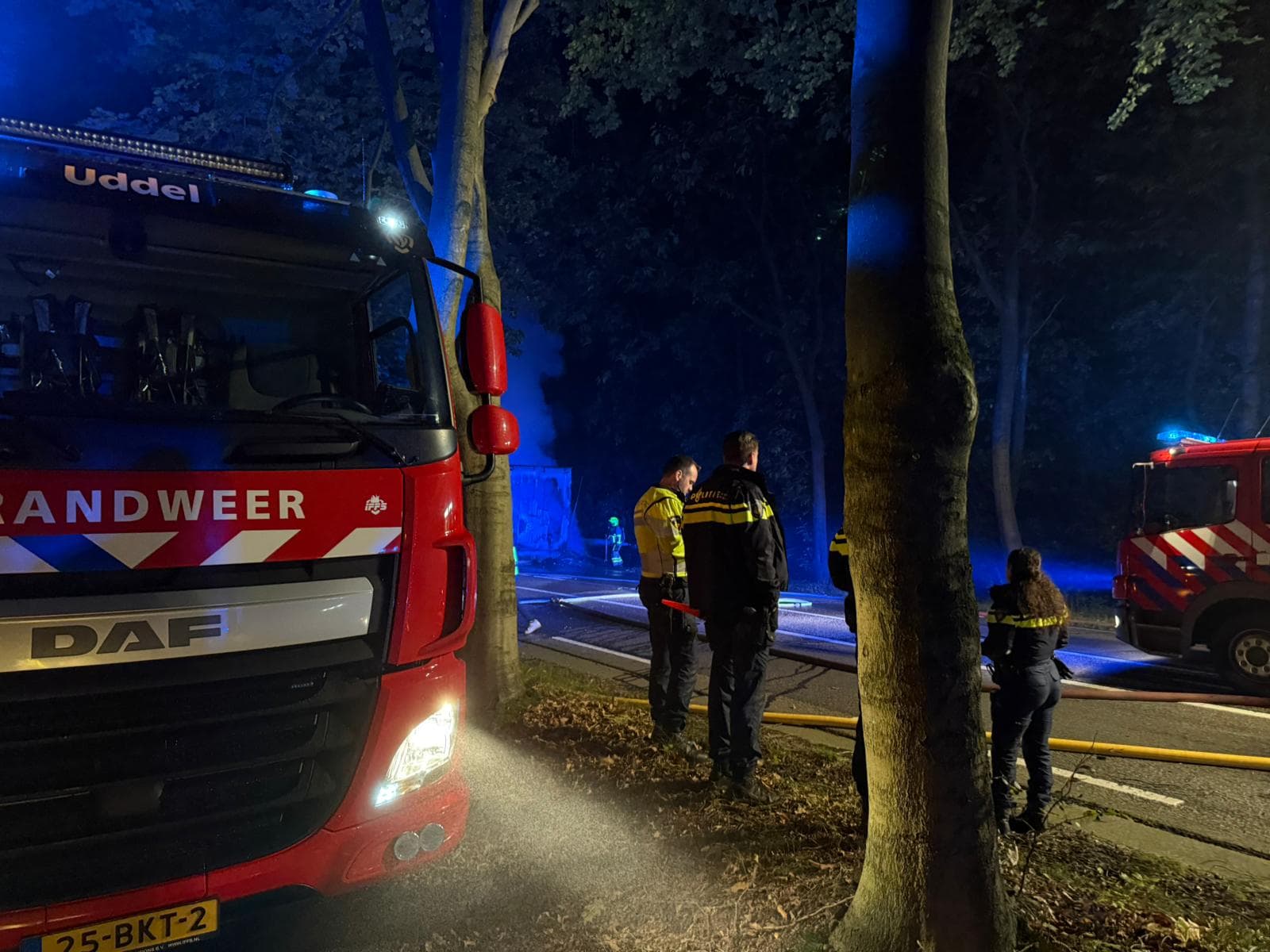 P1 Brand wegvervoer N302 Leuvenumseweg 111,1 Harderwijk