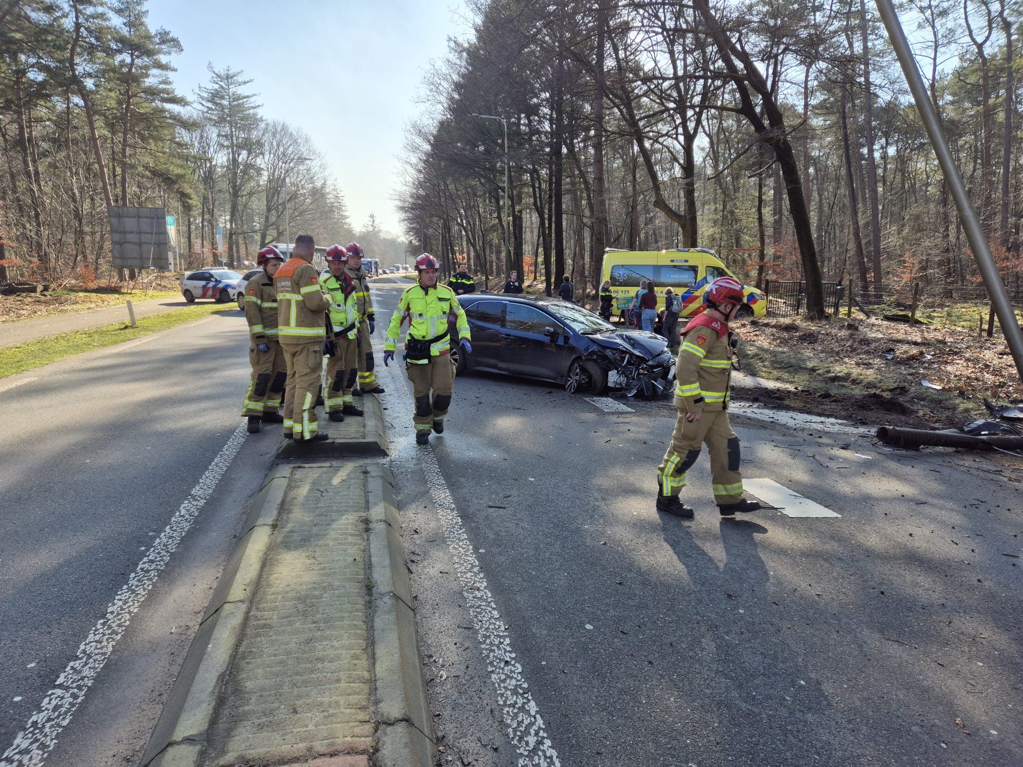P1 Ongeval wegvervoer N302 Re – Kootwijkerweg 126,5 Uddel