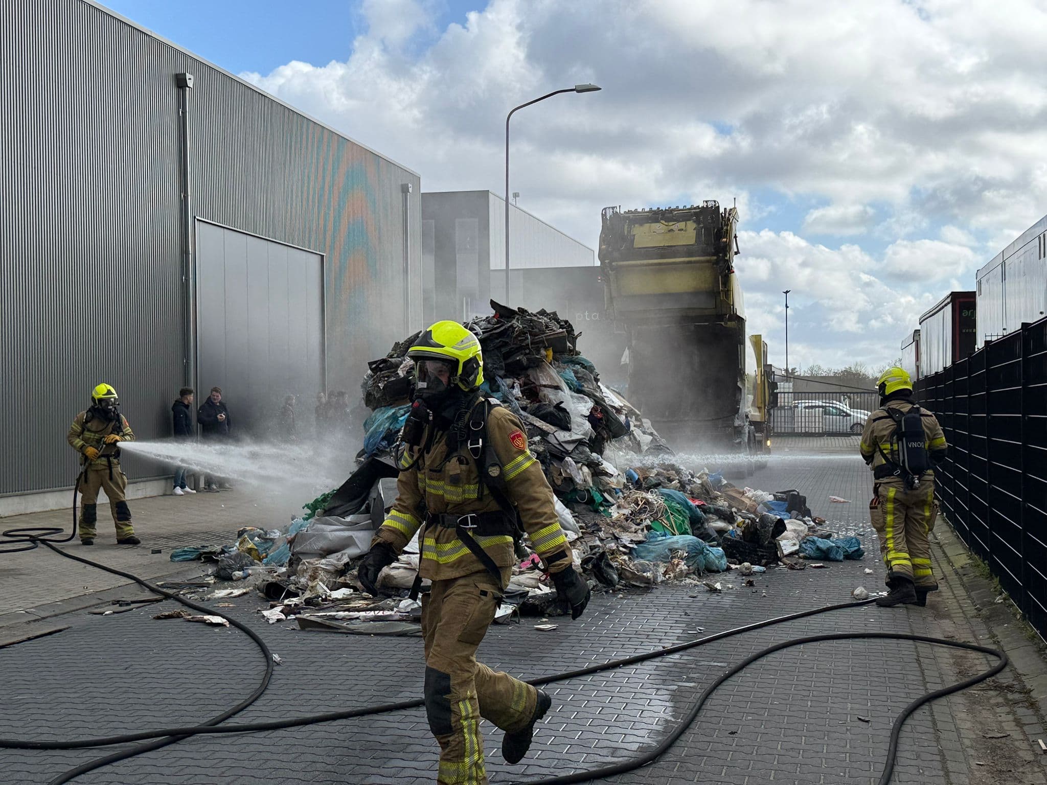 P1 Brand wegvervoer (vrachtwagen) Elspeterweg Uddel
