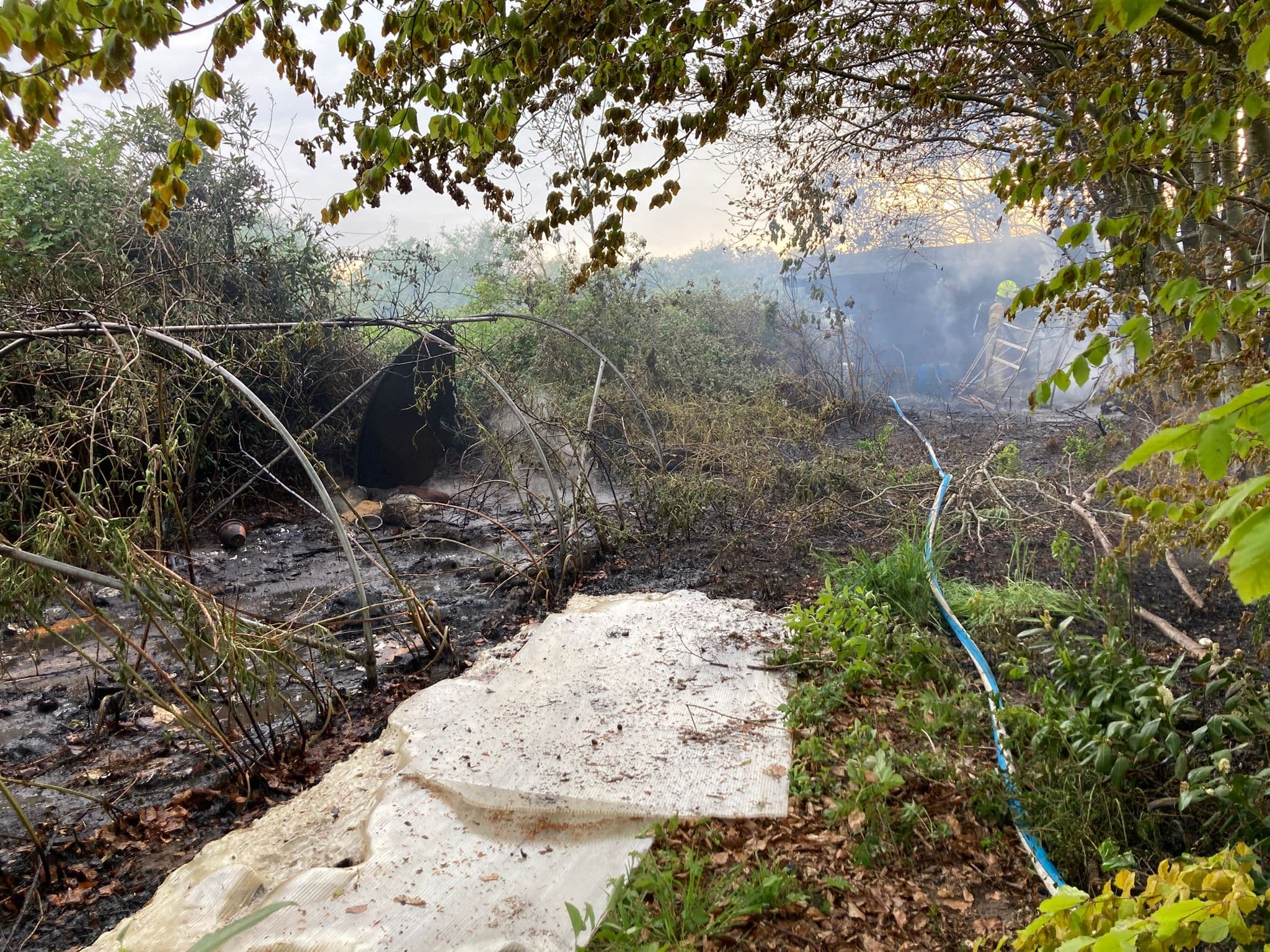 P1 (Middel Brand) Brand Berm/Bosschage Vierhouterweg Elspeet