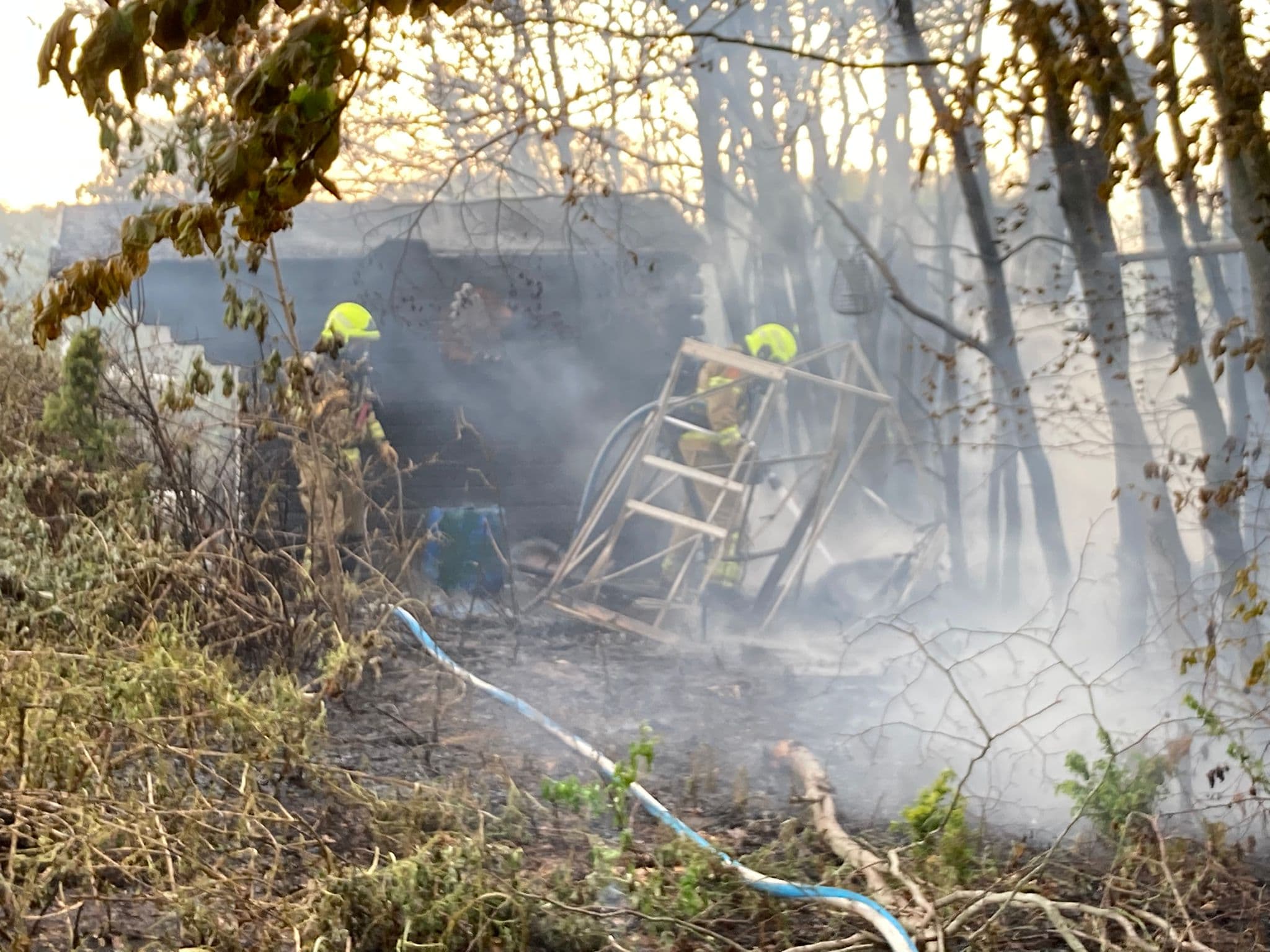 P1 (Middel Brand) Brand Berm/Bosschage Vierhouterweg Elspeet