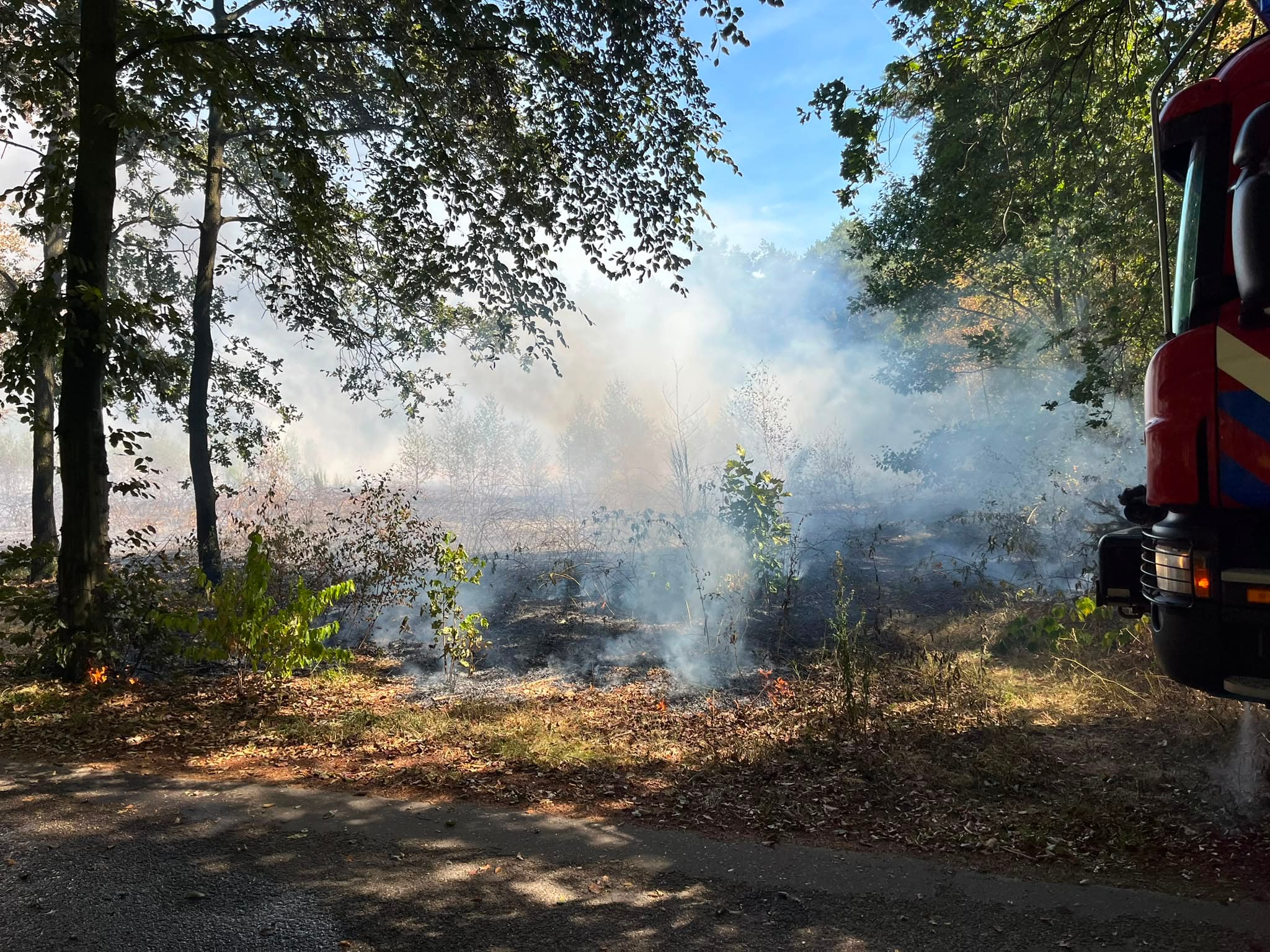 P1 Brand Bos Staverhul Uddel