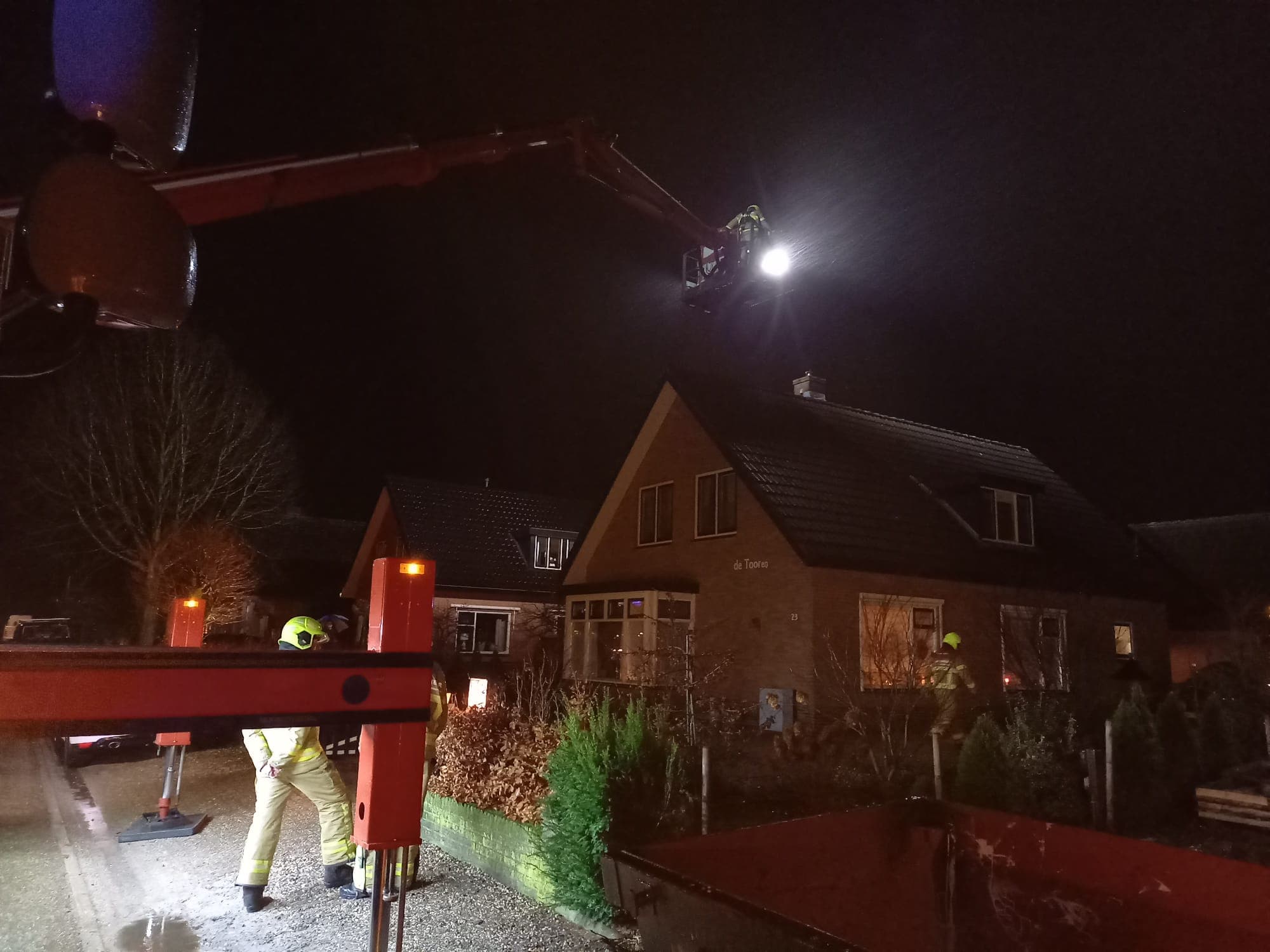 P1 Brand woning (schoorsteen) Markveldweg📸
