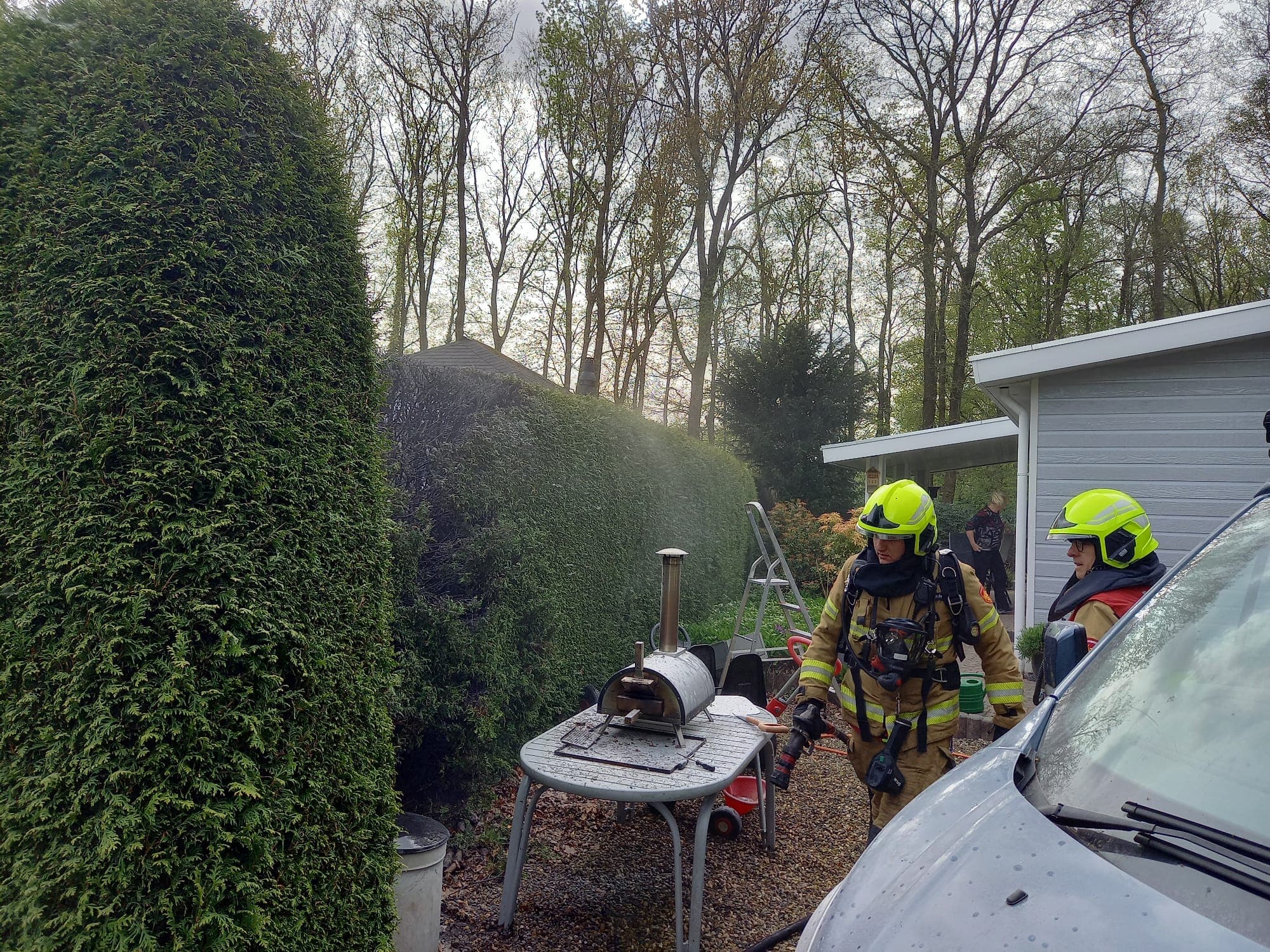 P1 Brand woning Recreatiepark Blekemeer 📷