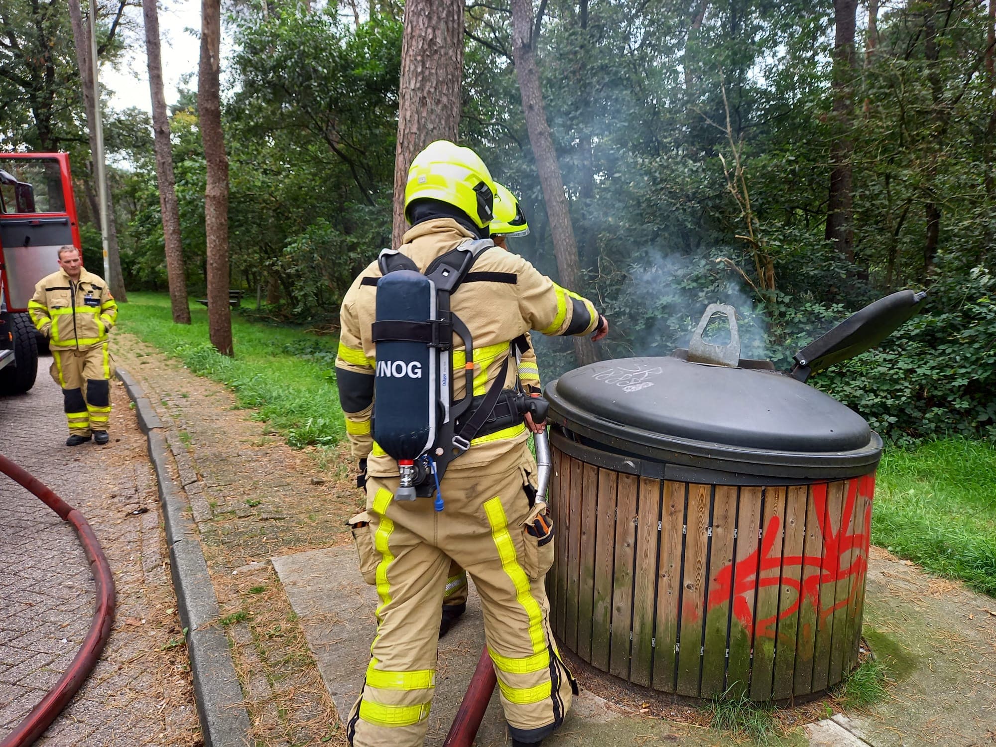 P2 Brand container Lucasgat BST PKP A1 Re Radio Kootwijk 📷