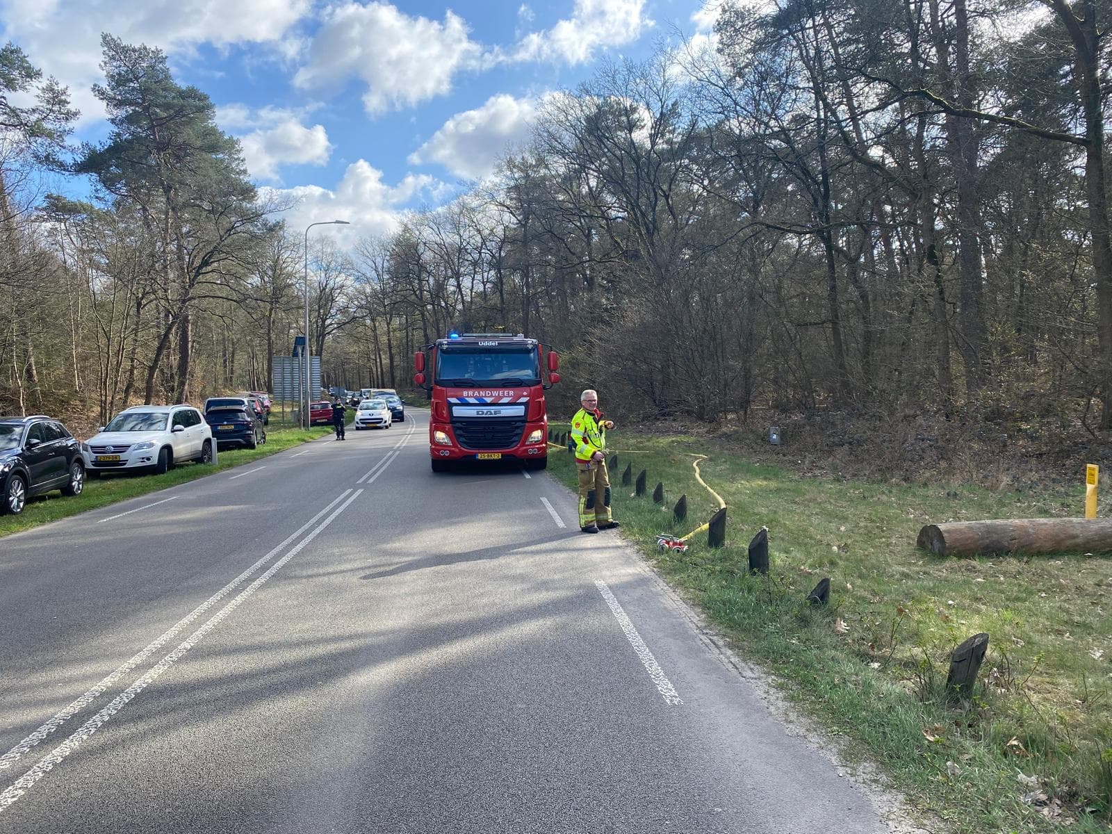 P1 brand heide (uitbr.: hoog) N310 Elspeterweg Nunspeet