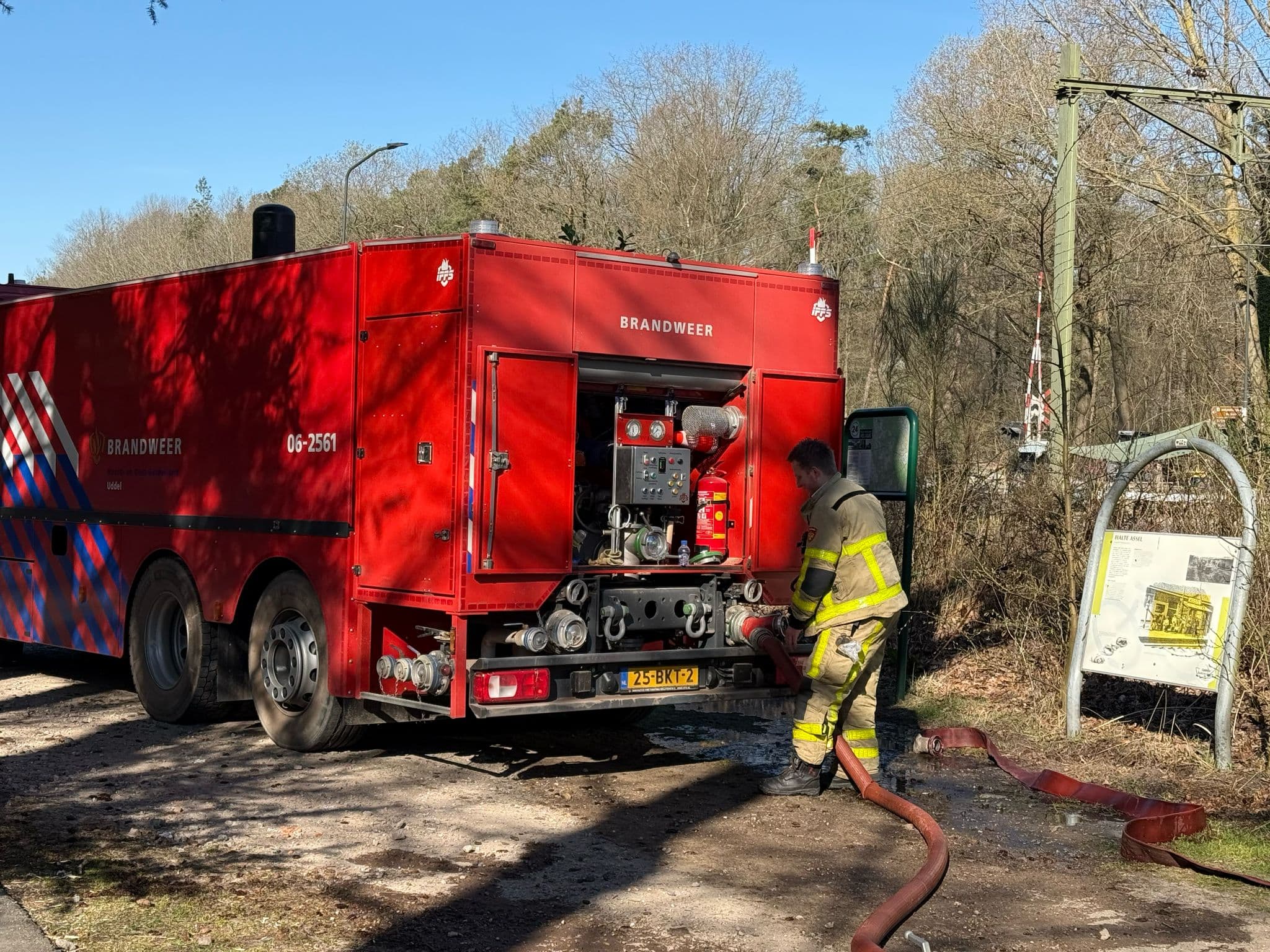 P1 Brand heide (Uitbr.: normaal) Hessenweg Radio Kootwijk