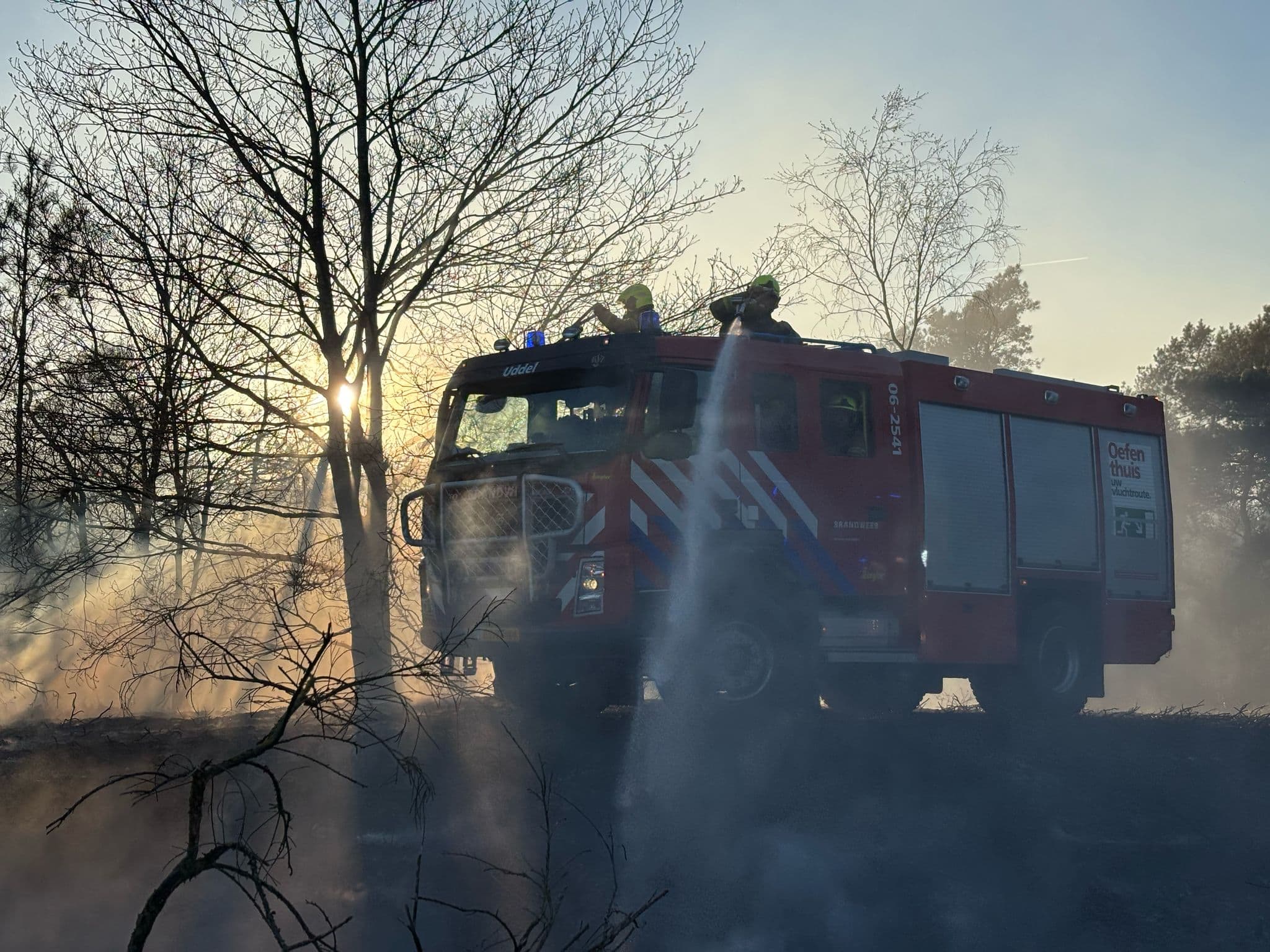 P1 Brand heide (uitbr.: hoog) Hooiweg Elspeet