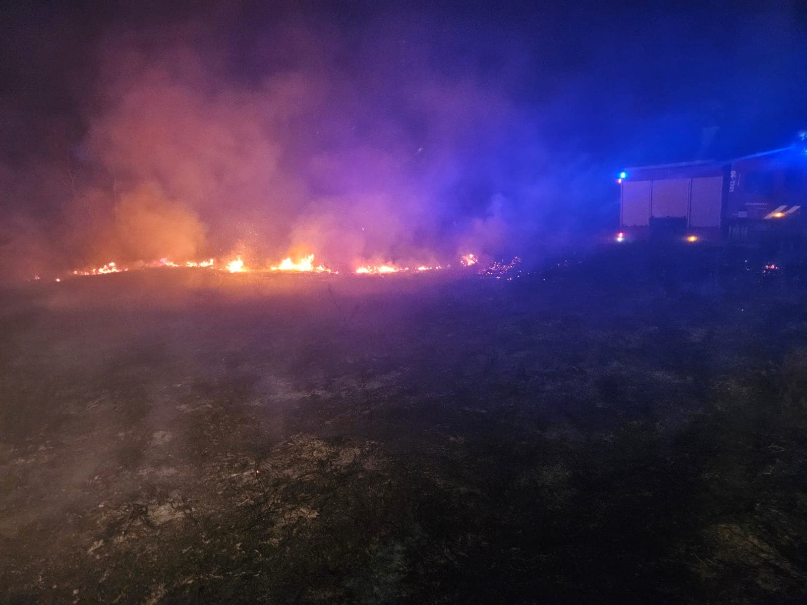 P1 Brand bos (uitbr.: hoog) Hooiweg Elspeet