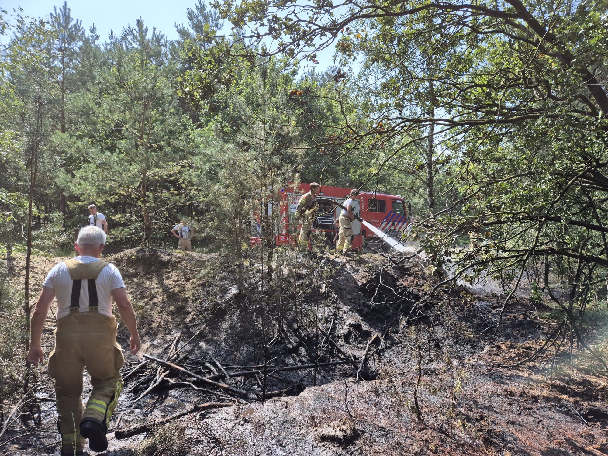P1 Brand bos (uitbr.: normaal) Paleisweg Ermelo