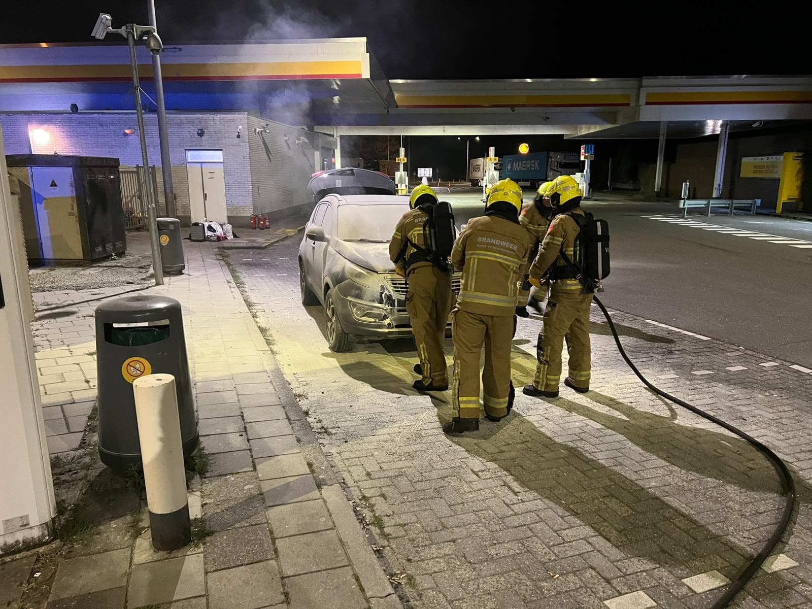 P1 Brand wegvervoer (auto) BST A1 Re Radio Kootwijk