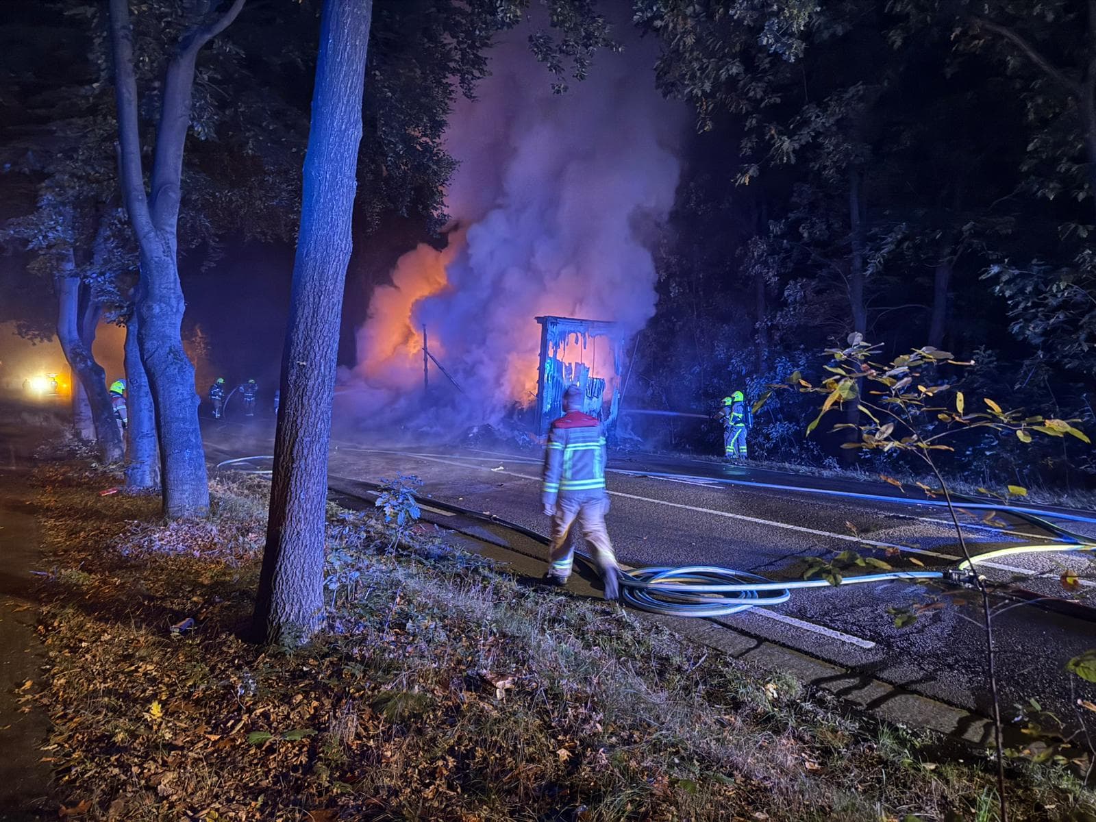 P1 Brand wegvervoer N302 Leuvenumseweg 111,1 Harderwijk