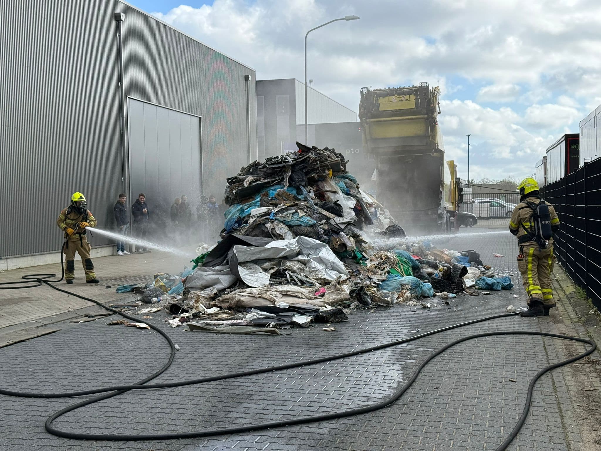P1 Brand wegvervoer (vrachtwagen) Elspeterweg Uddel
