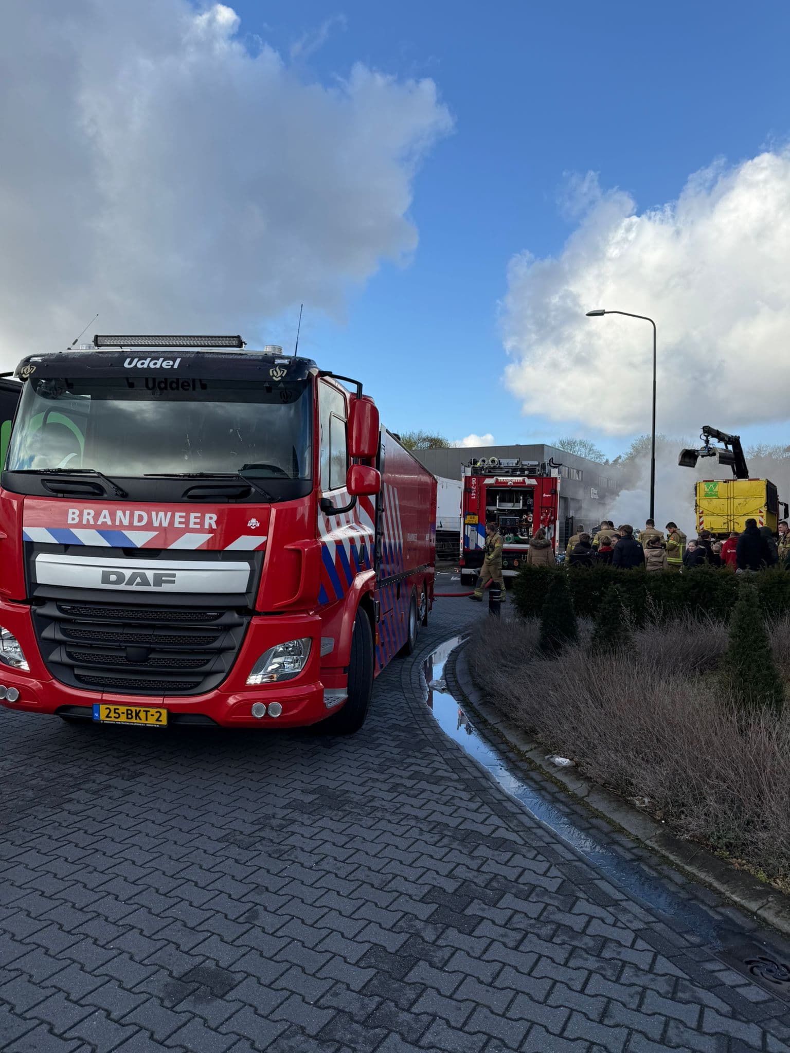 P1 Brand wegvervoer (vrachtwagen) Elspeterweg Uddel